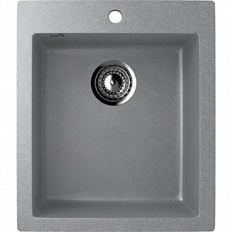 Мойка кухонная Ulgran U-404 42 см графитовый