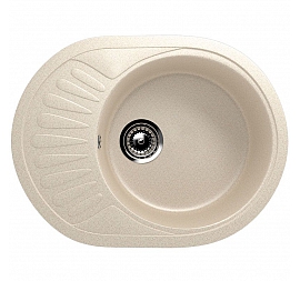 Мойка кухонная Ulgran U-107m 57 см бежевый