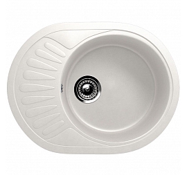 Мойка кухонная Ulgran U-107m 57 см молочный