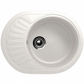 Мойка кухонная Ulgran U-107m 57 см молочный