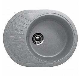 Мойка кухонная Ulgran U-107m 57 см графитовый