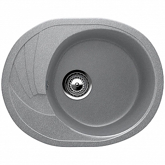 Мойка кухонная Ulgran U-403 57 см графитовый