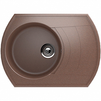 Мойка кухонная Ulgran U-206 64 см терракот