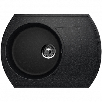 Мойка кухонная Ulgran U-206 64 см черный