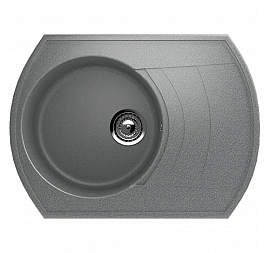 Мойка кухонная Ulgran U-206 64 см темно-серый