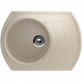 Мойка кухонная Ulgran U-206 64 см бежевый