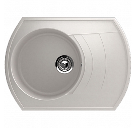 Мойка кухонная Ulgran U-206 64 см белый