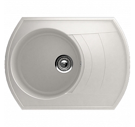 Мойка кухонная Ulgran U-206 64 см молочный