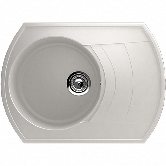 Мойка кухонная Ulgran U-206 64 см молочный