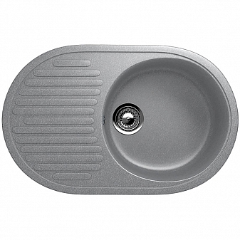 Мойка кухонная Ulgran U-107 72 см графитовый