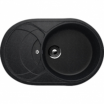 Мойка кухонная Ulgran U-110 78 см черный