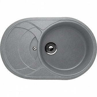 Мойка кухонная Ulgran U-110 78 см графитовый