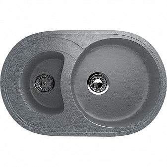 Мойка кухонная Ulgran U-504 74 см темно-серый