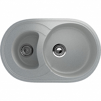 Мойка кухонная Ulgran U-504 74 см серый