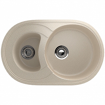 Мойка кухонная Ulgran U-504 74 см бежевый