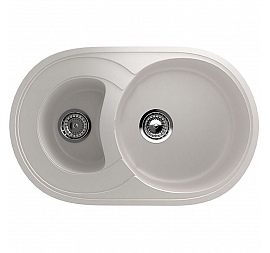 Мойка кухонная Ulgran U-504 74 см белый