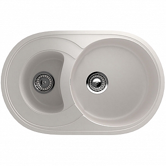 Мойка кухонная Ulgran U-504 74 см белый