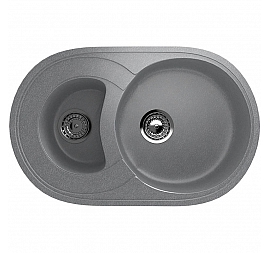 Мойка кухонная Ulgran U-504 74 см графитовый