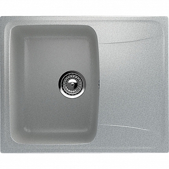 Мойка кухонная Ulgran U-201 58 см серый