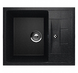 Мойка кухонная Ulgran U-207 60 см черный
