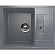 Мойка кухонная Ulgran U-207 60 см темно-серый