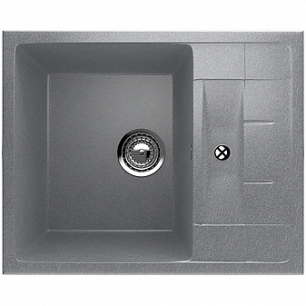 Мойка кухонная Ulgran U-207 60 см графитовый