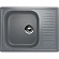 Мойка кухонная Ulgran U-202 64 см темно-серый