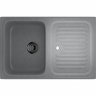 Мойка кухонная Ulgran U-502 76 см графитовый