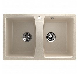 Мойка кухонная Ulgran U-402 77 см бежевый
