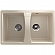 Мойка кухонная Ulgran U-402 77 см бежевый