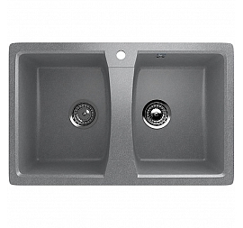 Мойка кухонная Ulgran U-402 77 см графитовый