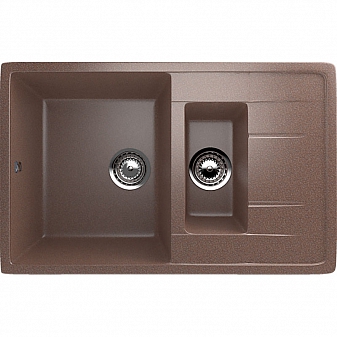 Мойка кухонная Ulgran U-205 77 см терракот