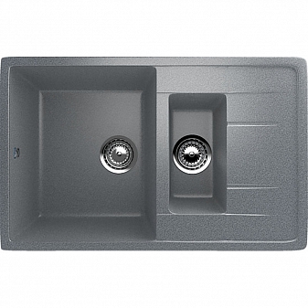 Мойка кухонная Ulgran U-205 77 см темно-серый