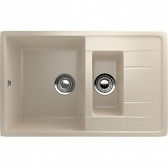 Мойка кухонная Ulgran U-205 77 см бежевый