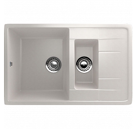 Мойка кухонная Ulgran U-205 77 см белый
