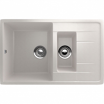 Мойка кухонная Ulgran U-205 77 см белый