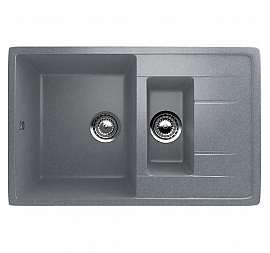 Мойка кухонная Ulgran U-205 77 см графитовый