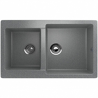 Мойка кухонная Ulgran U-505 77 см темно-серый