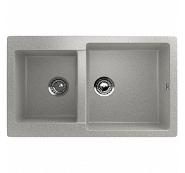 Мойка кухонная Ulgran U-505 77 см серый