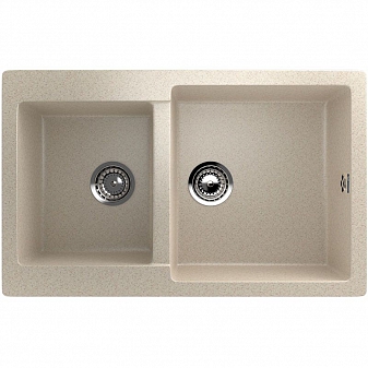Мойка кухонная Ulgran U-505 77 см бежевый