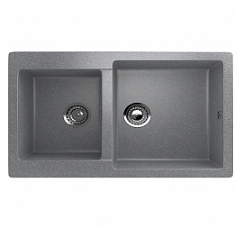Мойка кухонная Ulgran U-505 77 см графитовый
