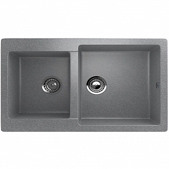Мойка кухонная Ulgran U-505 77 см графитовый