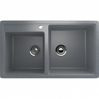 Мойка кухонная Ulgran U-200 85 см темно-серый