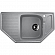 Мойка кухонная Ulgran U-109 78 см графитовый