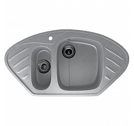 Мойка кухонная Ulgran U-105 94 см графитовый