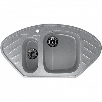 Мойка кухонная Ulgran U-105 94 см графитовый