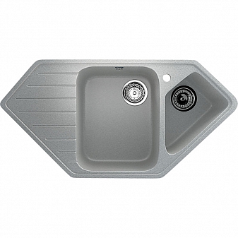Мойка кухонная Ulgran U-409 97 см серый