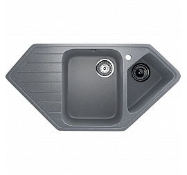 Мойка кухонная Ulgran U-409 97 см графитовый