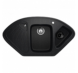 Мойка кухонная Ulgran U-501 103 см черный