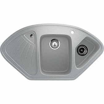 Мойка кухонная Ulgran U-501 103 см серый